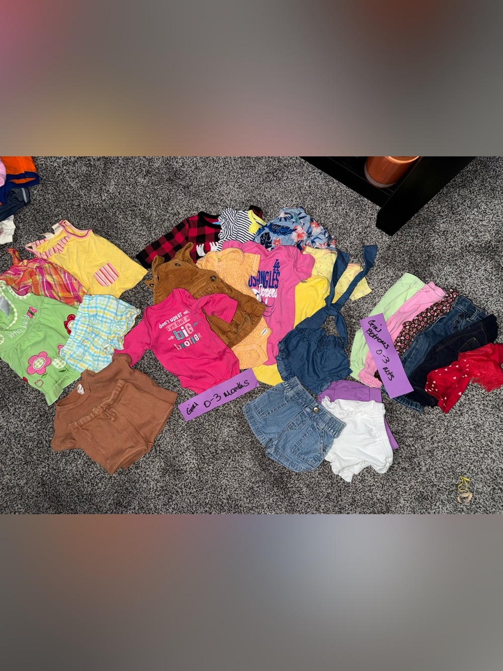 Children’s Clothing Bundle Size 0-3 Months